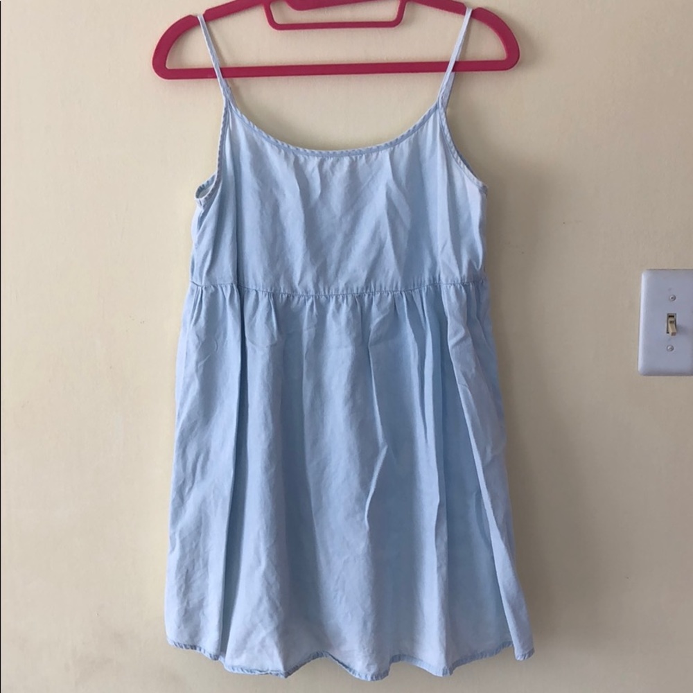 American apparel light denim dress